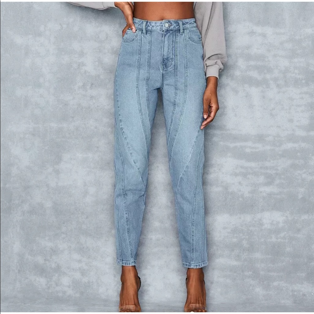 Mistress Rocks Dawn twisted seams jeans Size M